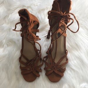 Lace Up Lulu Heels